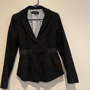 Nanette Lepore Textured Blazer Elastic Belt